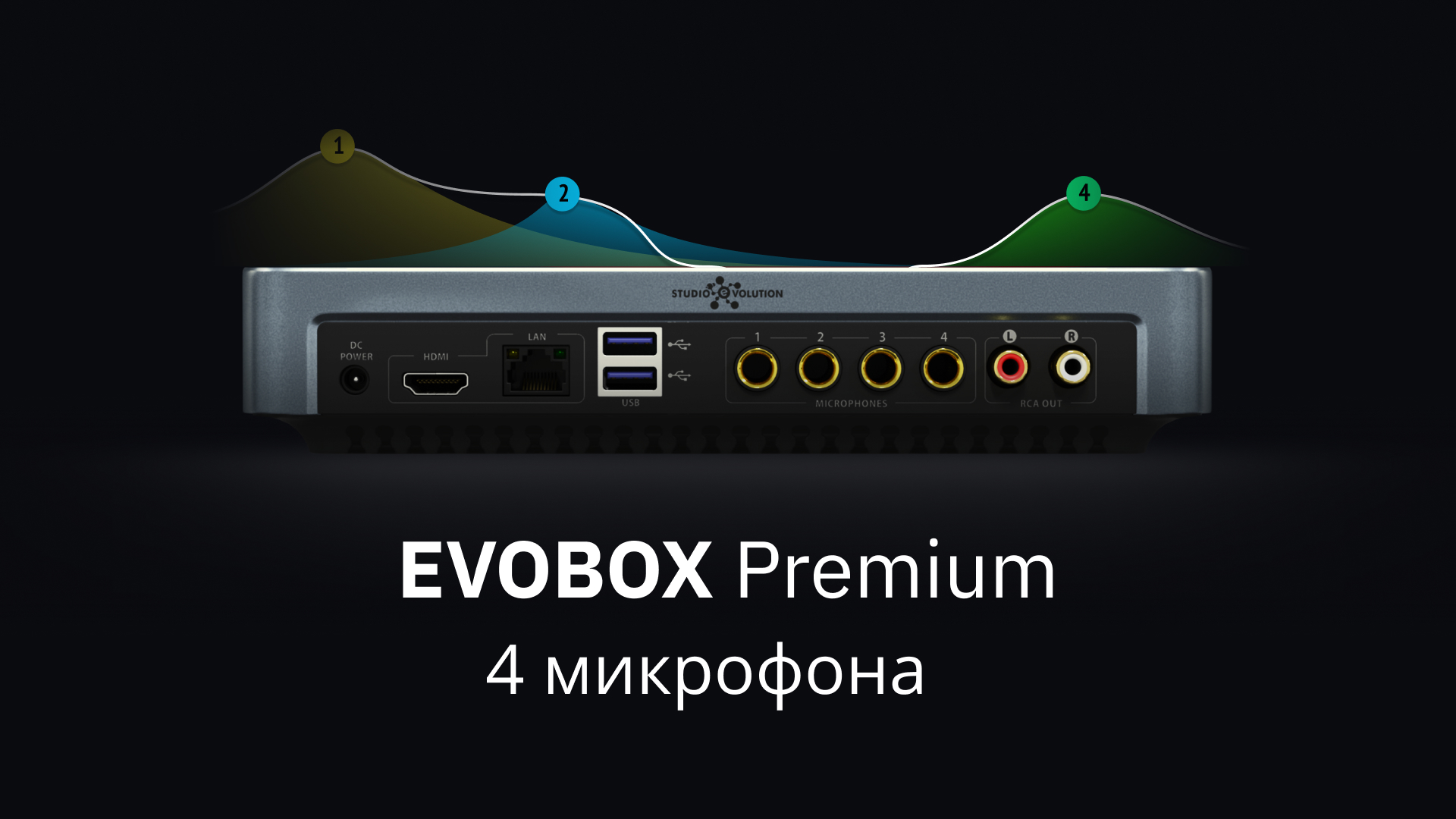 Караоке-система EVOBOX Premium Black. Описание 3