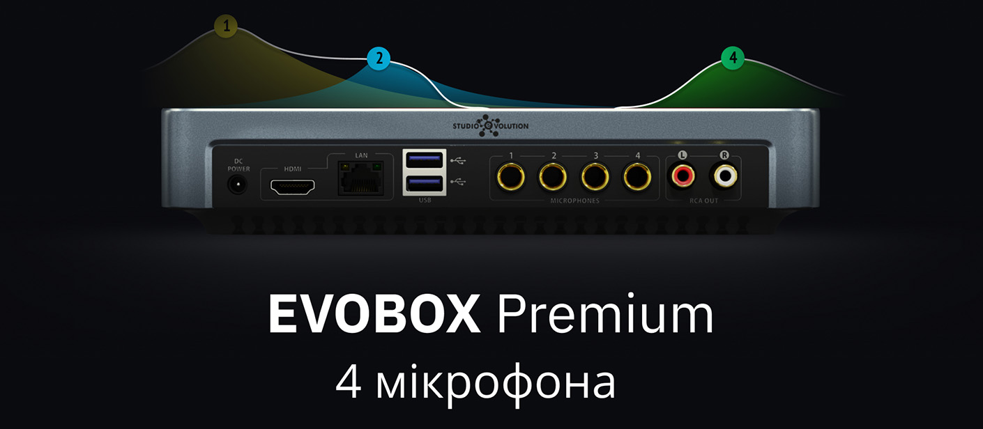 Купить караоке EVOBOX Premium. Караоке-система Evolution EVOBOX Premium. Описание 3